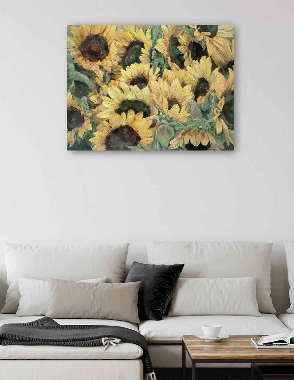 Cuadro decorativo Gafas de sol técnica mixta Girasoles 2