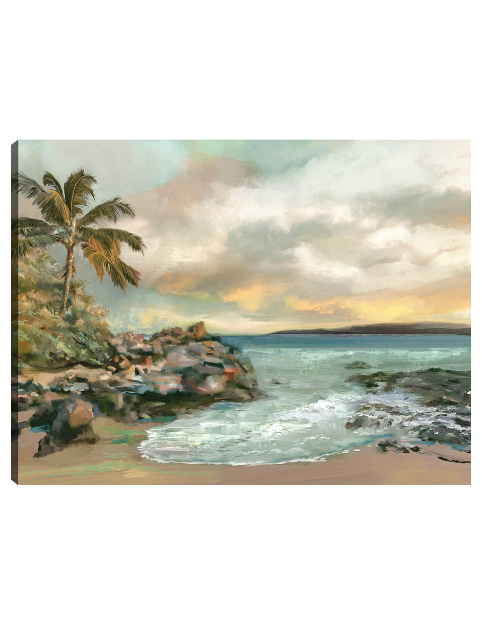 Cuadro decorativo Cala secreta técnica mixta Playas Cuadro decorativo Cala secreta técnica mixta Playas