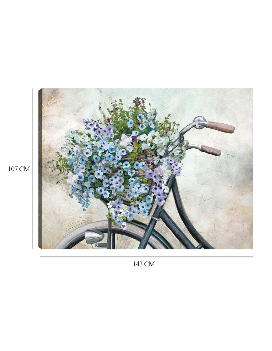Cuadro decorativo Dulce paseo técnica mixta Arreglo floral 9