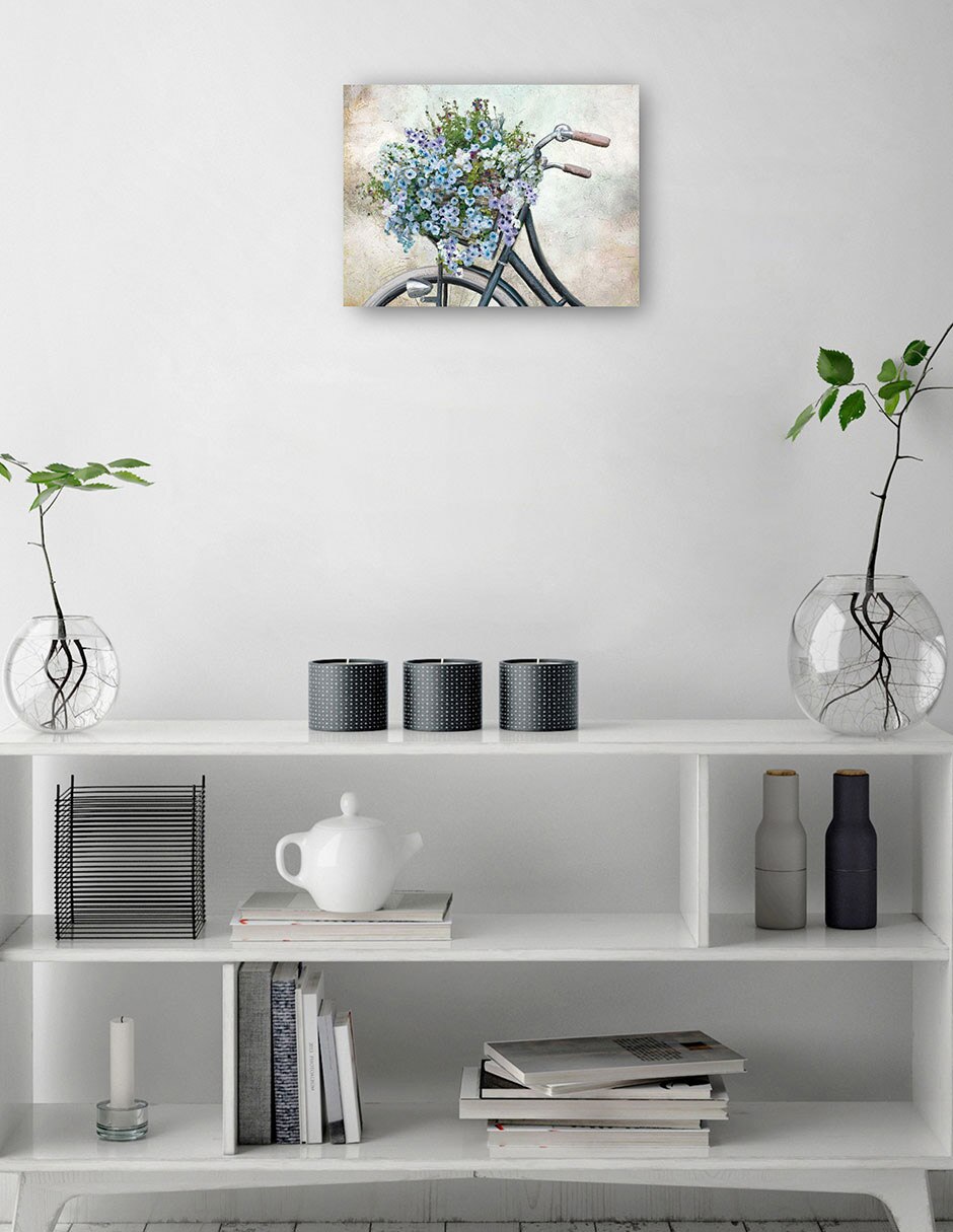 Cuadro decorativo Dulce paseo técnica mixta Arreglo floral 7