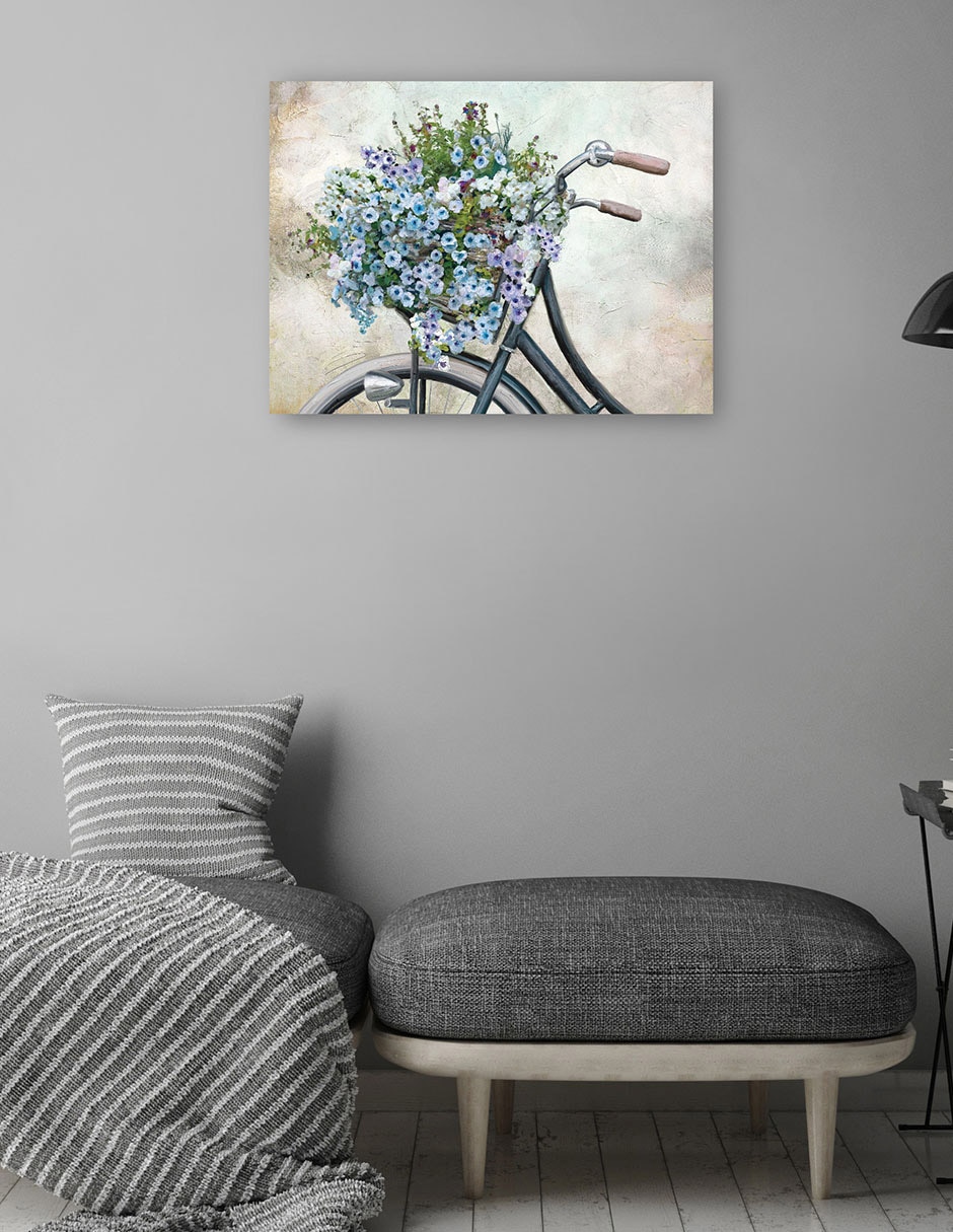 Cuadro decorativo Dulce paseo técnica mixta Arreglo floral 4