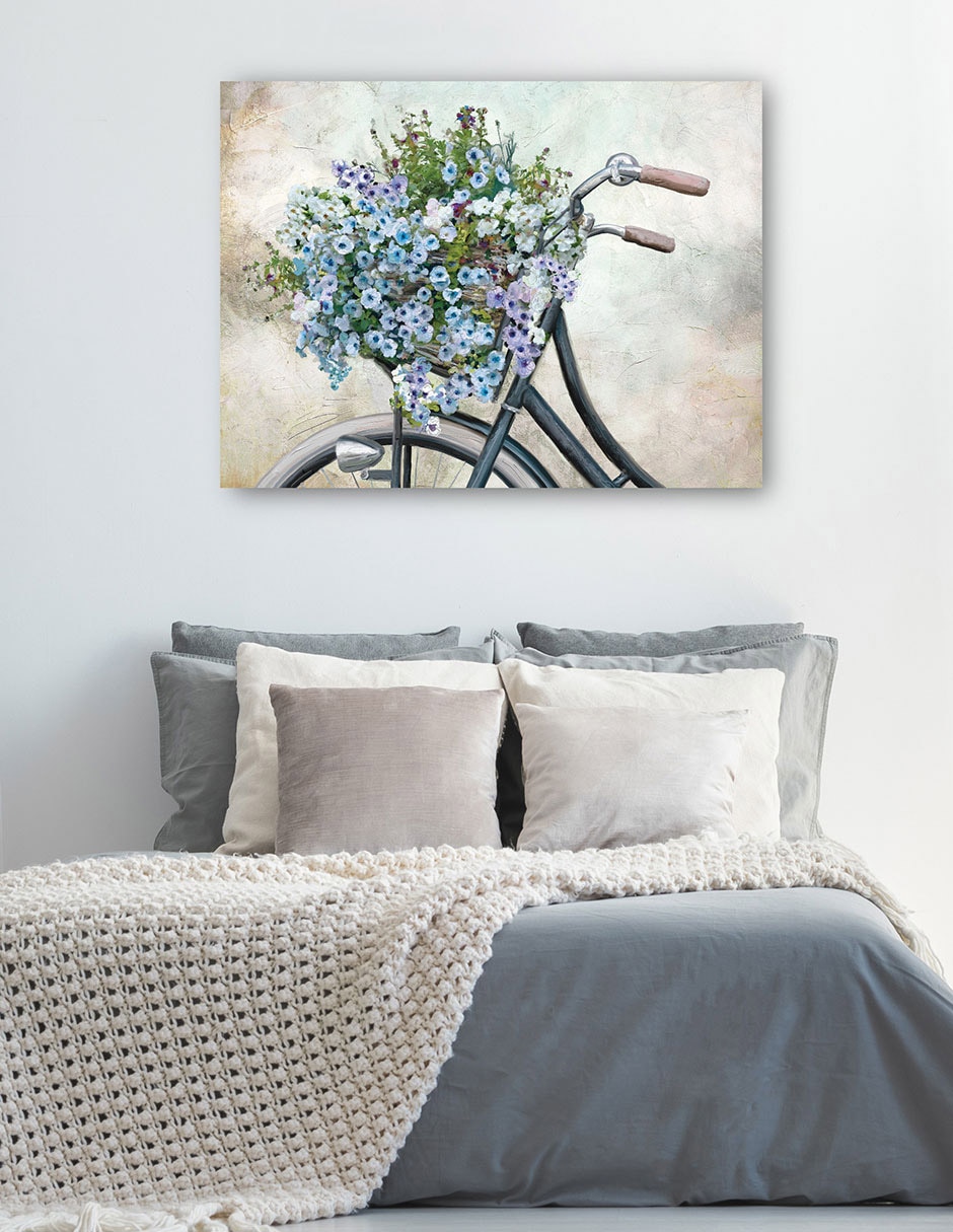 Cuadro decorativo Dulce paseo técnica mixta Arreglo floral 2