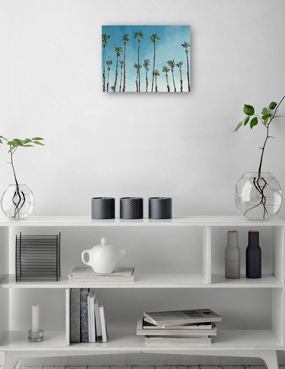 Cuadro decorativo Domingo de palma técnica mixta Trópico 7