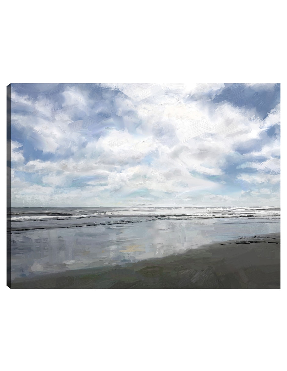 Cuadro decorativo Calma costera técnica mixta Playas Cuadro decorativo Calma costera técnica mixta Playas