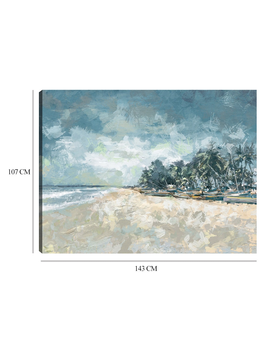 Cuadro decorativo Paraíso técnica mixta Playas 9