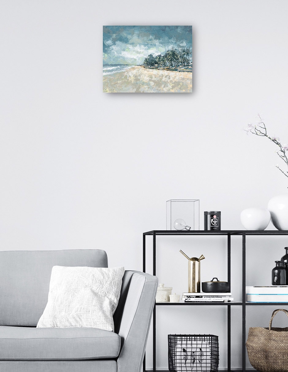 Cuadro decorativo Paraíso técnica mixta Playas 7