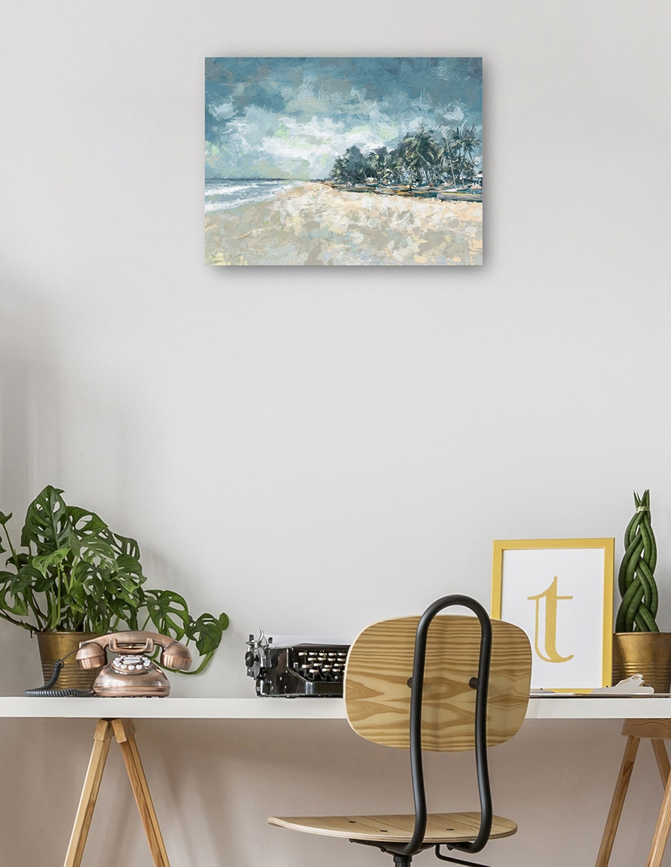 Cuadro decorativo Paraíso técnica mixta Playas 5