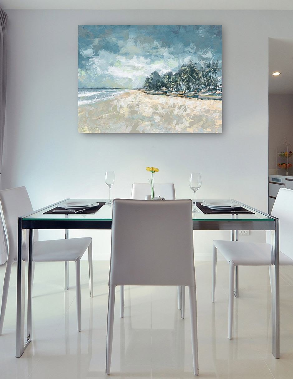 Cuadro decorativo Paraíso técnica mixta Playas 8
