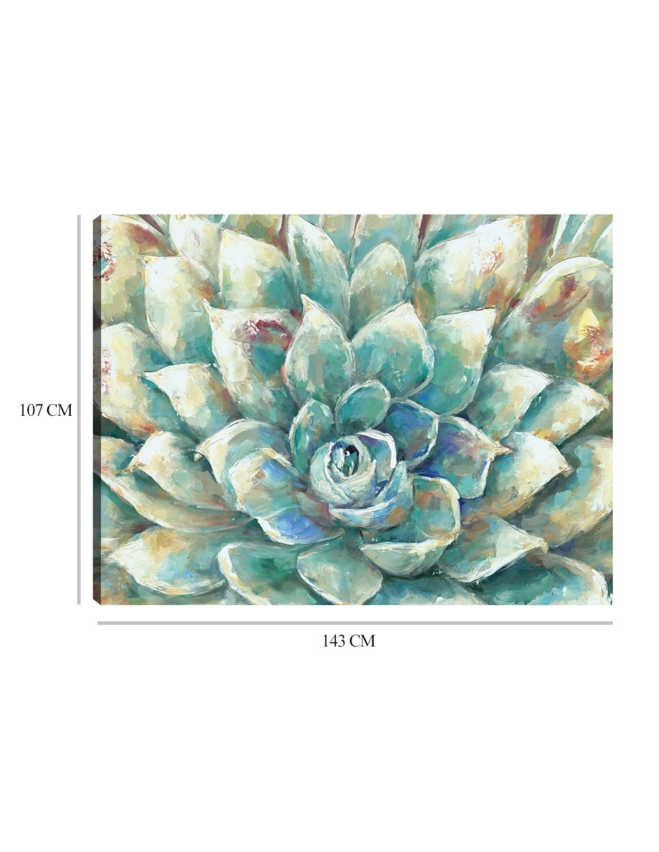 Cuadro decorativo Flor de cacto técnica mixta Floración 9