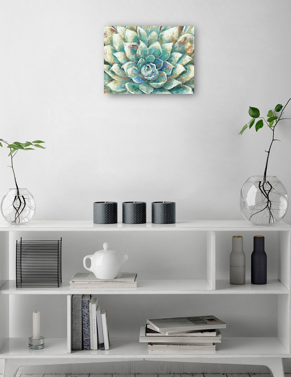 Cuadro decorativo Flor de cacto técnica mixta Floración 7