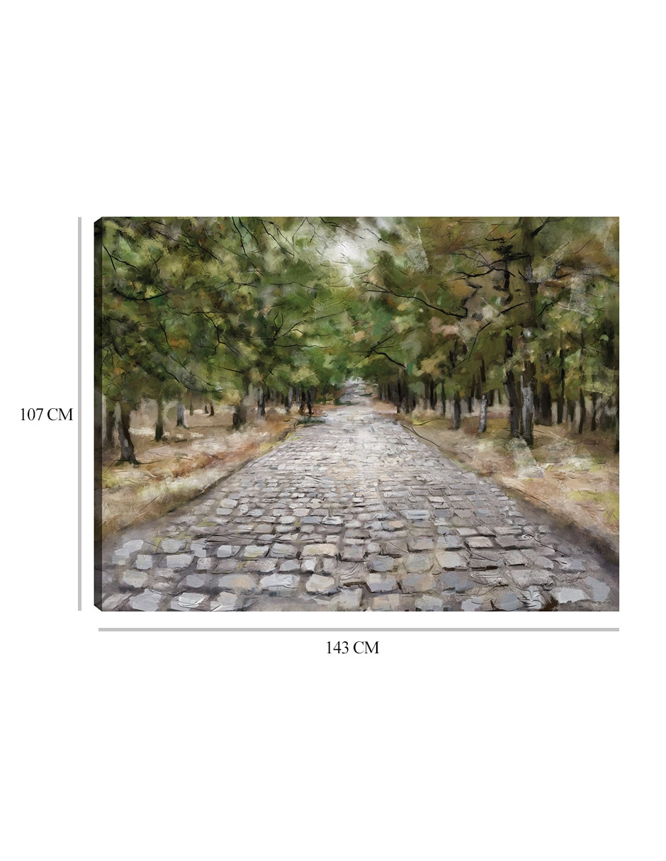 Cuadro decorativo Camino menos transitado técnica mixta Caminos 9