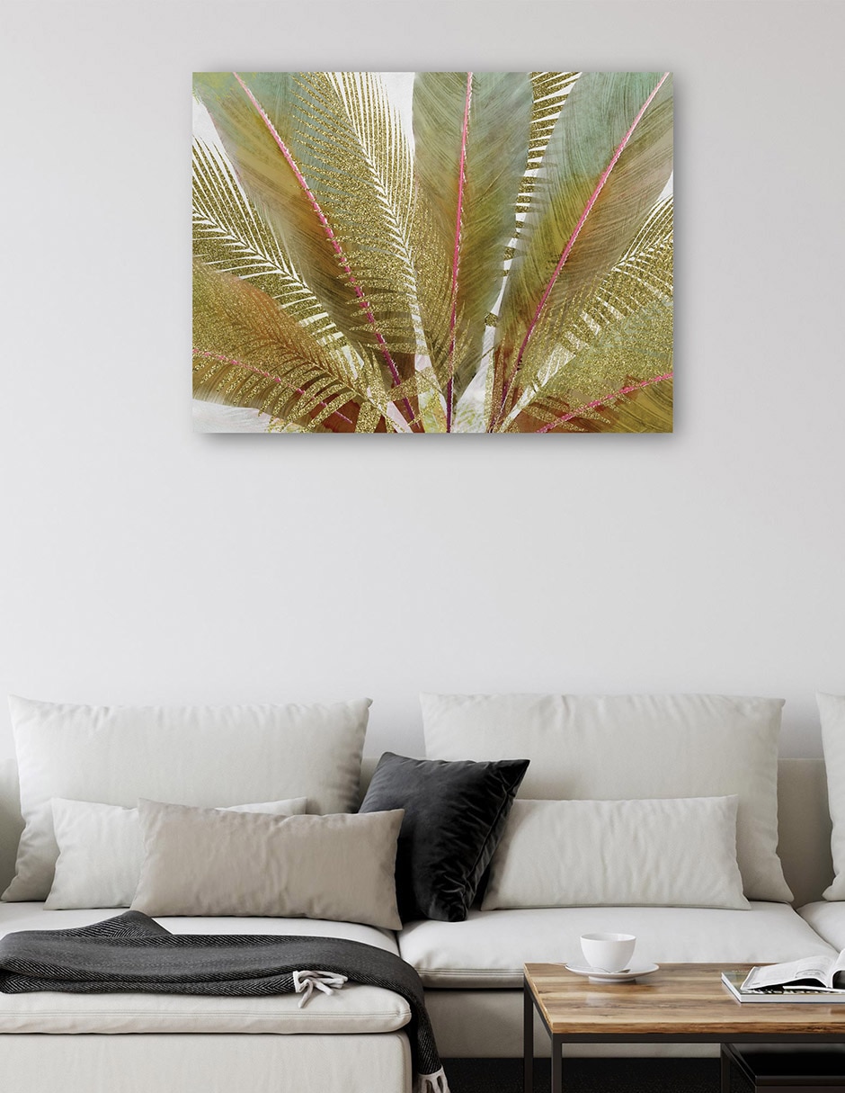 Cuadro decorativo Oros de la isla I técnica mixta 2