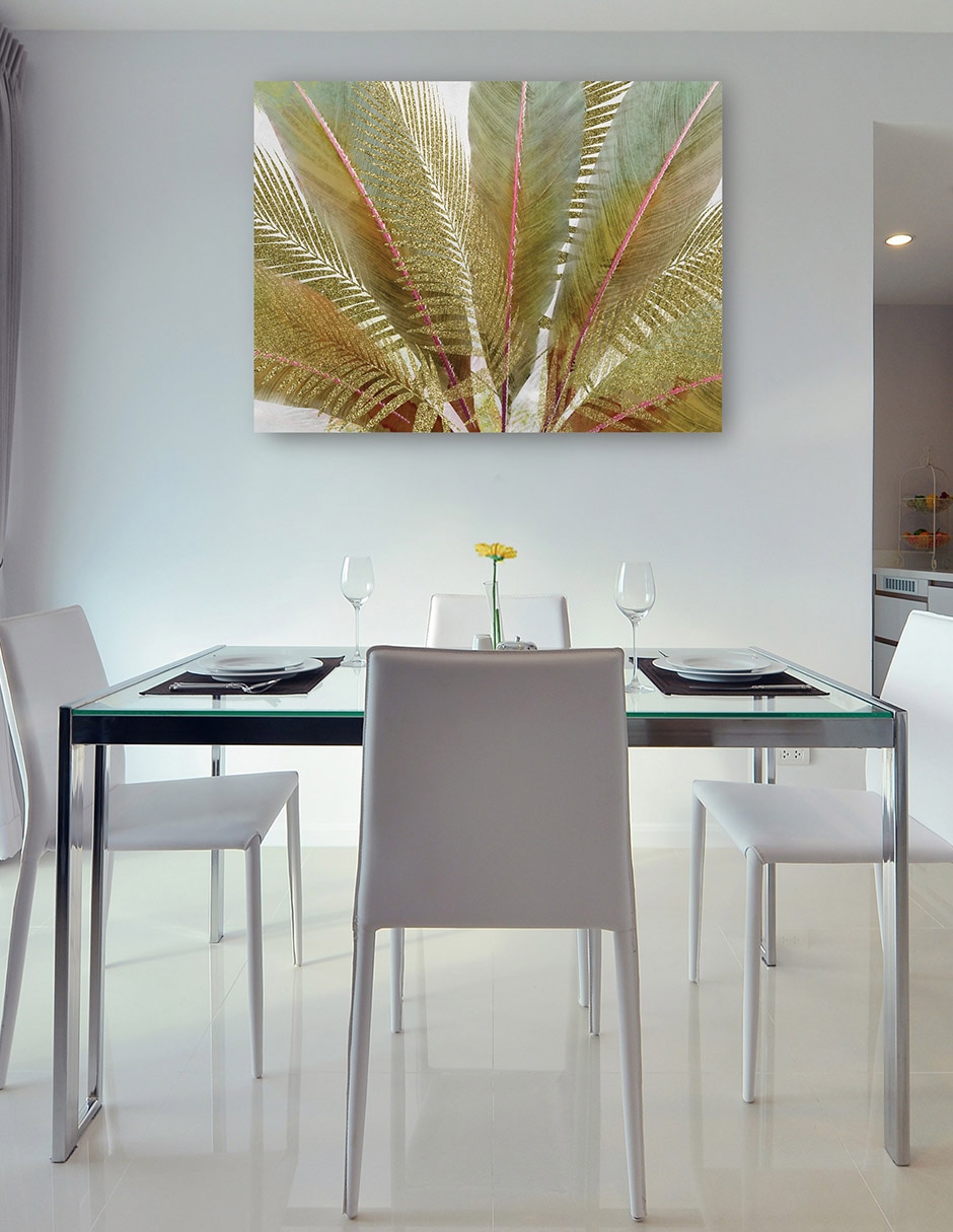 Cuadro decorativo Oros de la isla I técnica mixta 6