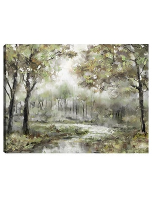 Cuadro decorativo Camino Sazonado técnica mixta 1