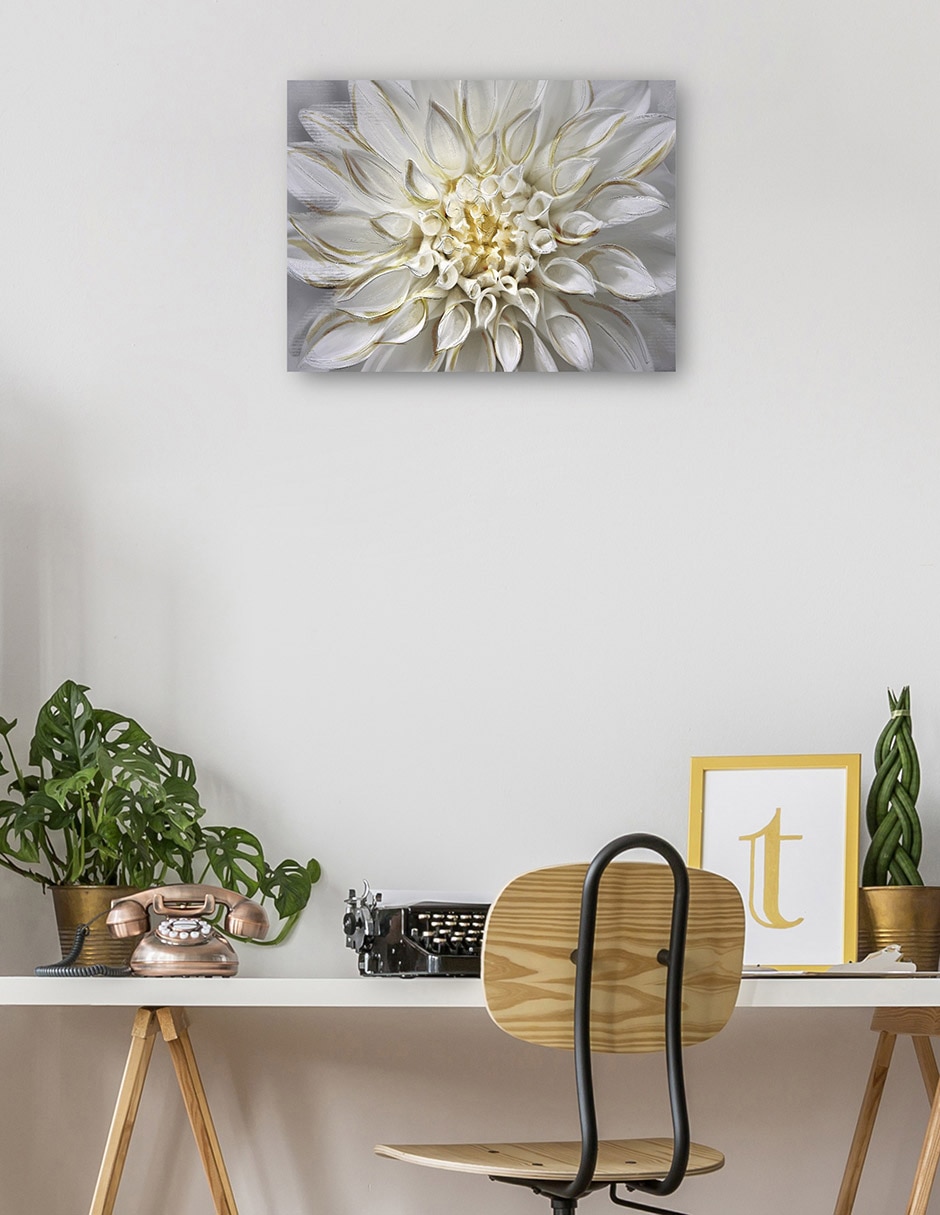 Cuadro decorativo Oro besado por el sol técnica mixta Floración 5