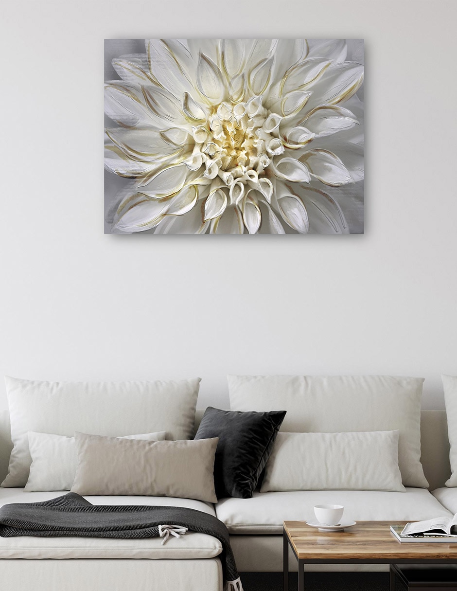 Cuadro decorativo Oro besado por el sol técnica mixta Floración 2