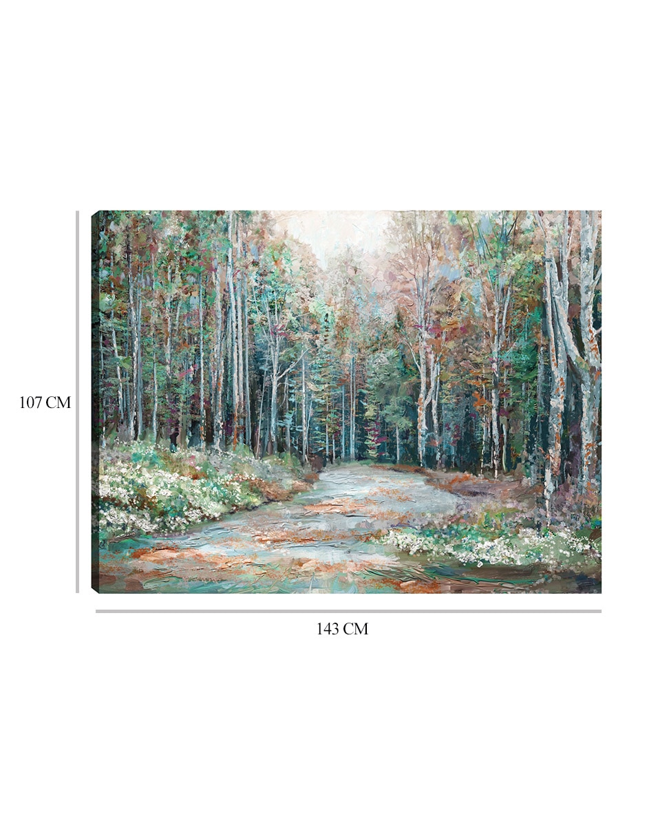 Cuadro decorativo Camino de otoño técnica mixta Caminos 9