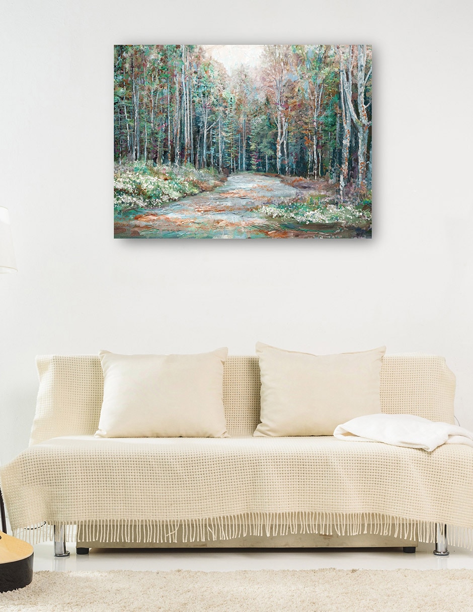 Cuadro decorativo Camino de otoño técnica mixta Caminos 6