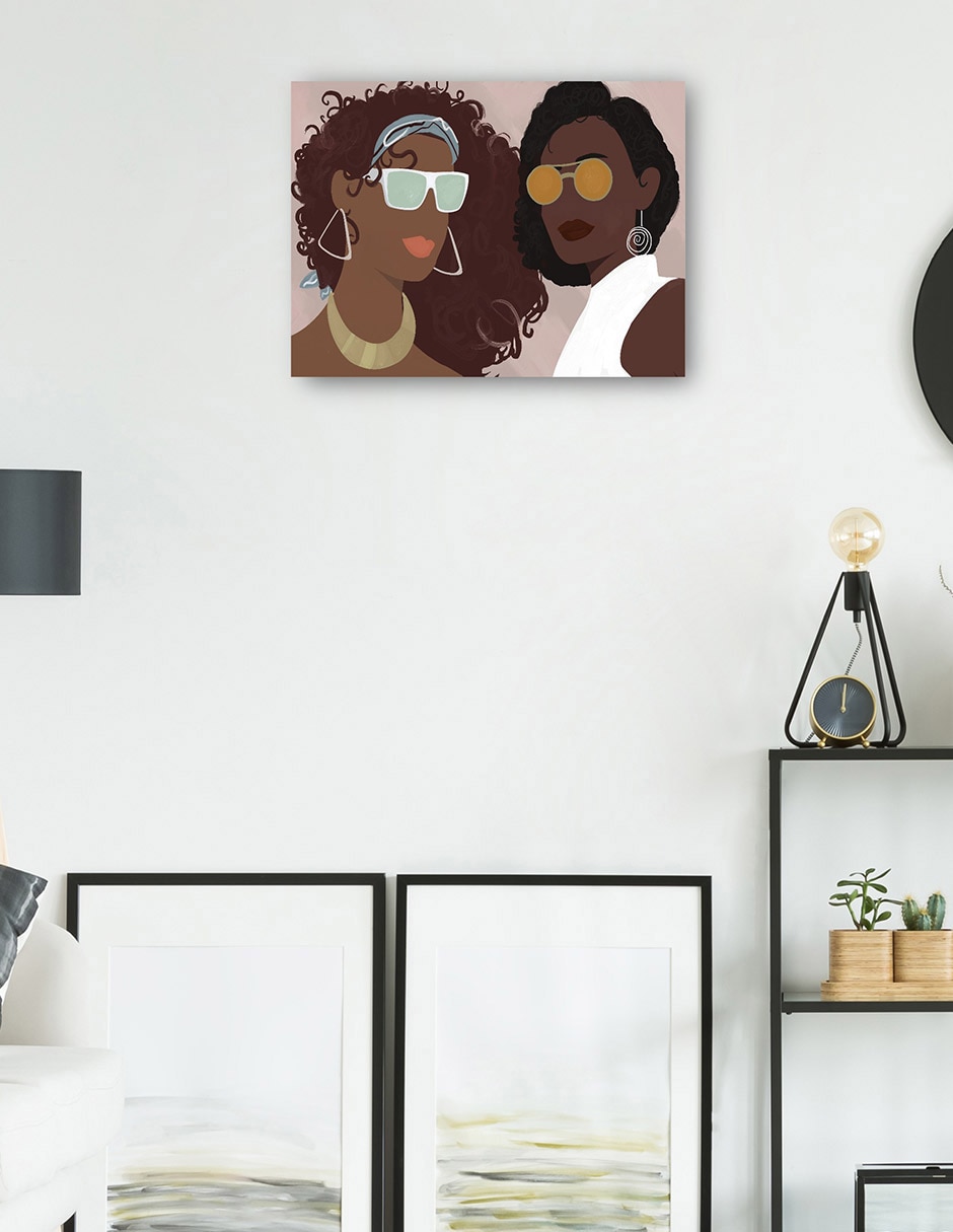 Cuadro decorativo Novias técnica mixta Moderno 2