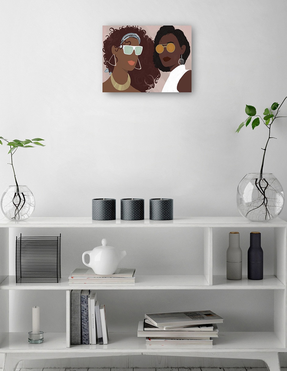 Cuadro decorativo Novias técnica mixta Moderno 8