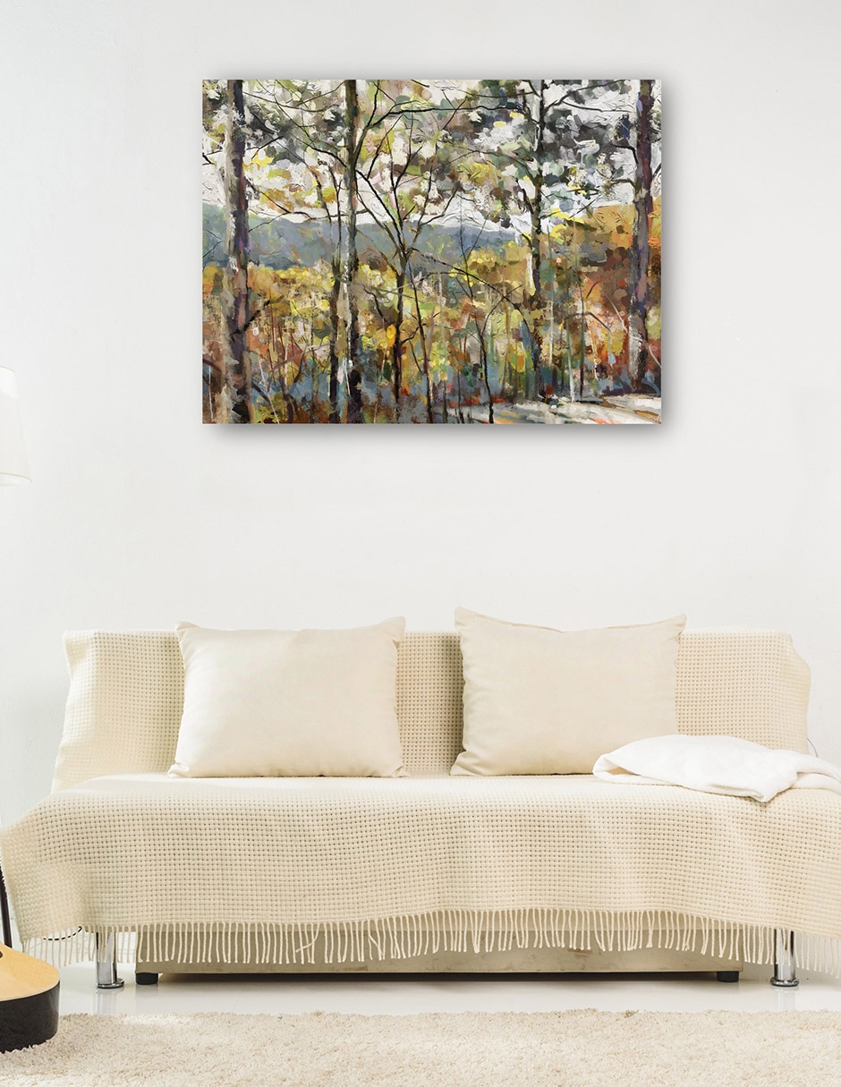 Cuadro decorativo Nuevas alturas técnica mixta Bosques 8