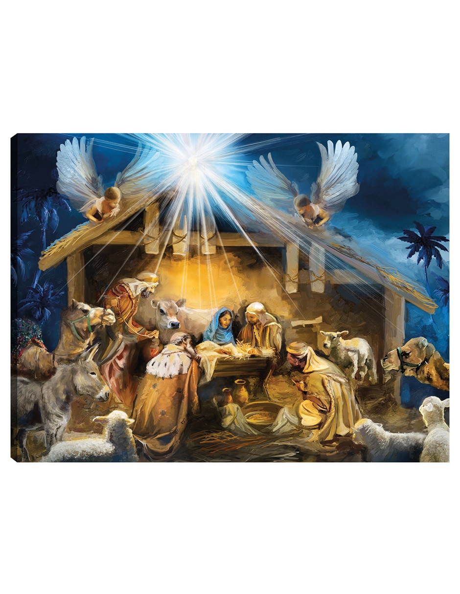 Cuadro decorativo Natividad II técnica mixta Religión Cuadro decorativo Natividad II técnica mixta Religión