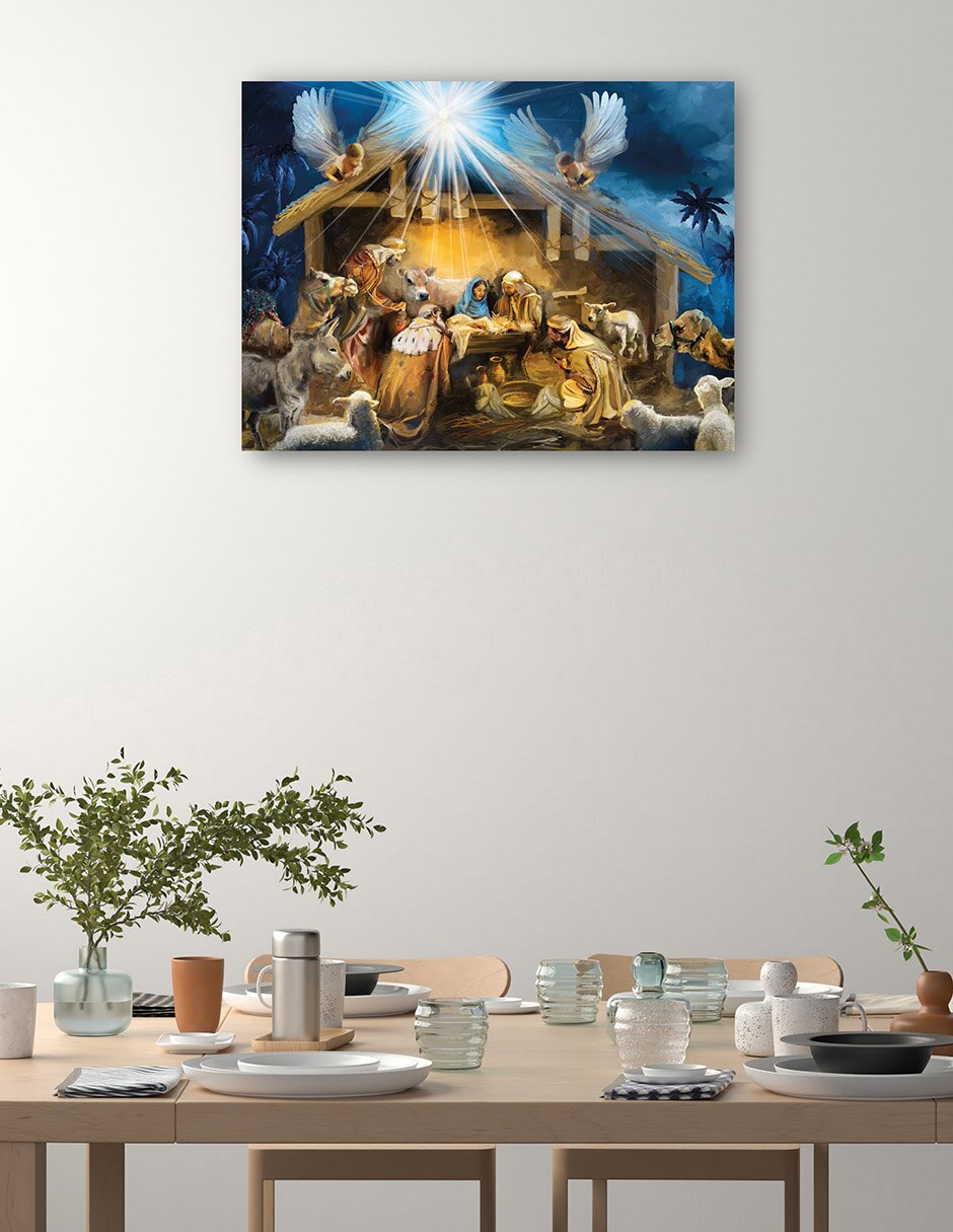 Cuadro decorativo Natividad II técnica mixta Religión 5
