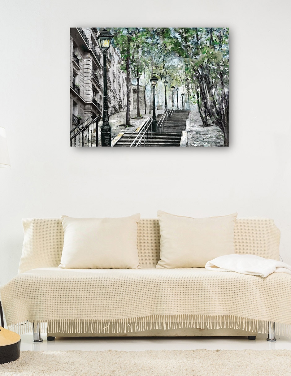 Cuadro decorativo Montmartre técnica mixta Arquitectura 8