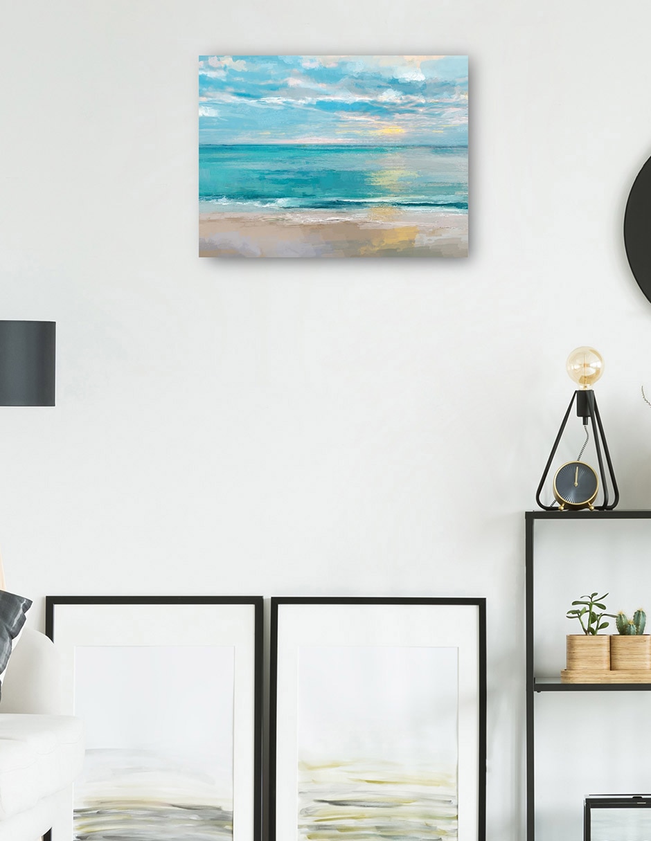 Cuadro decorativo Mares tranquilos técnica mixta Playas 5