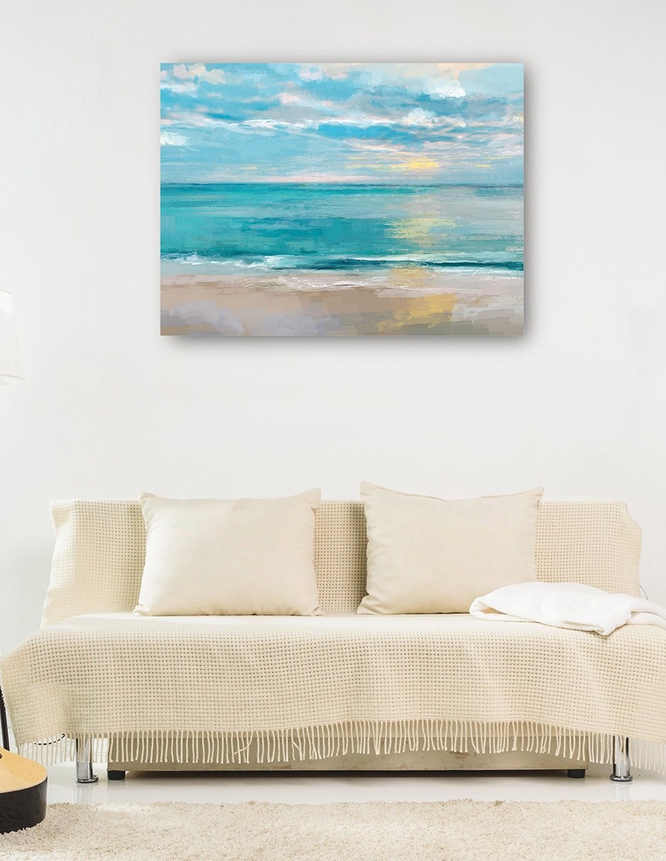 Cuadro decorativo Mares tranquilos técnica mixta Playas 8