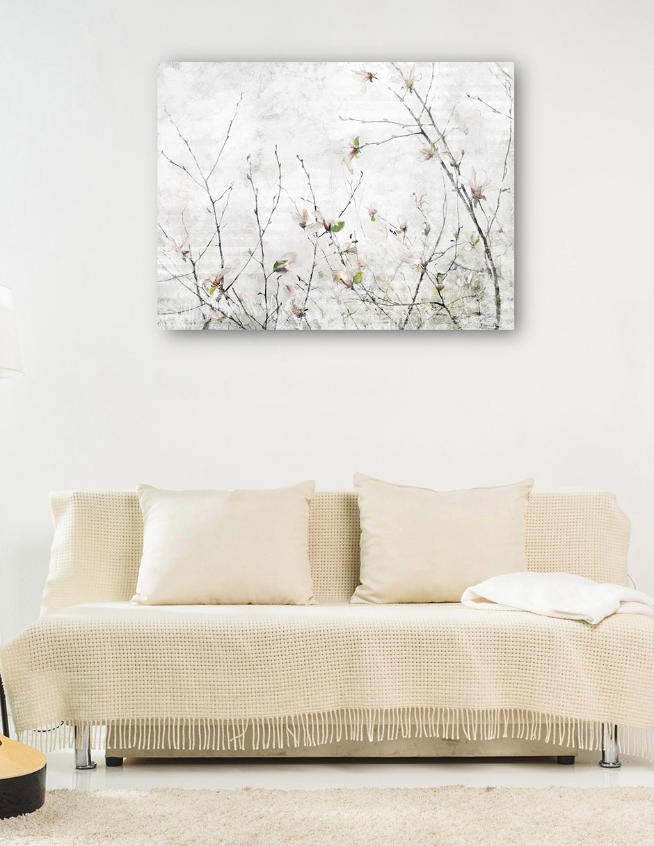 Cuadro decorativo Momento de magnolia técnica mixta Floración 8