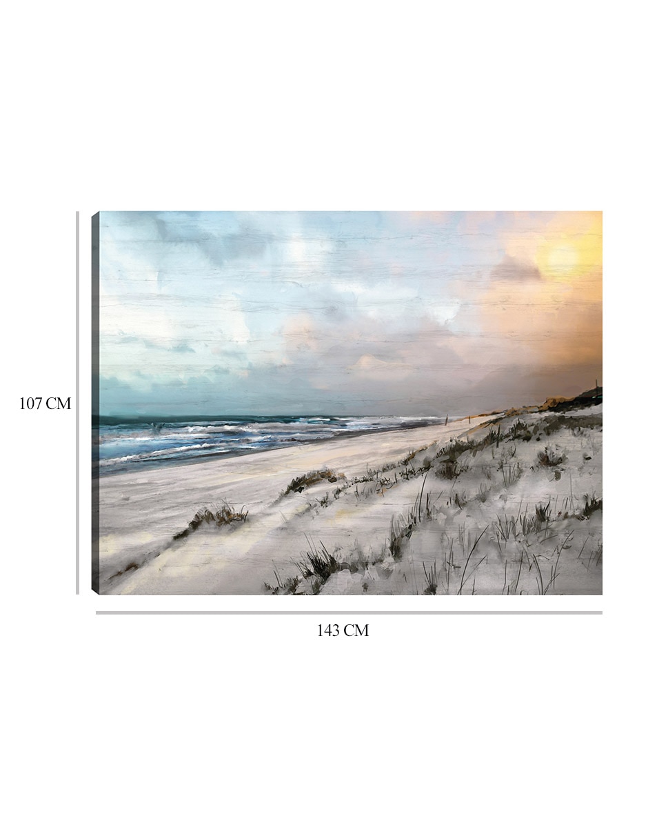 Cuadro decorativo Momento de tranquilidad técnica mixta Playas 9