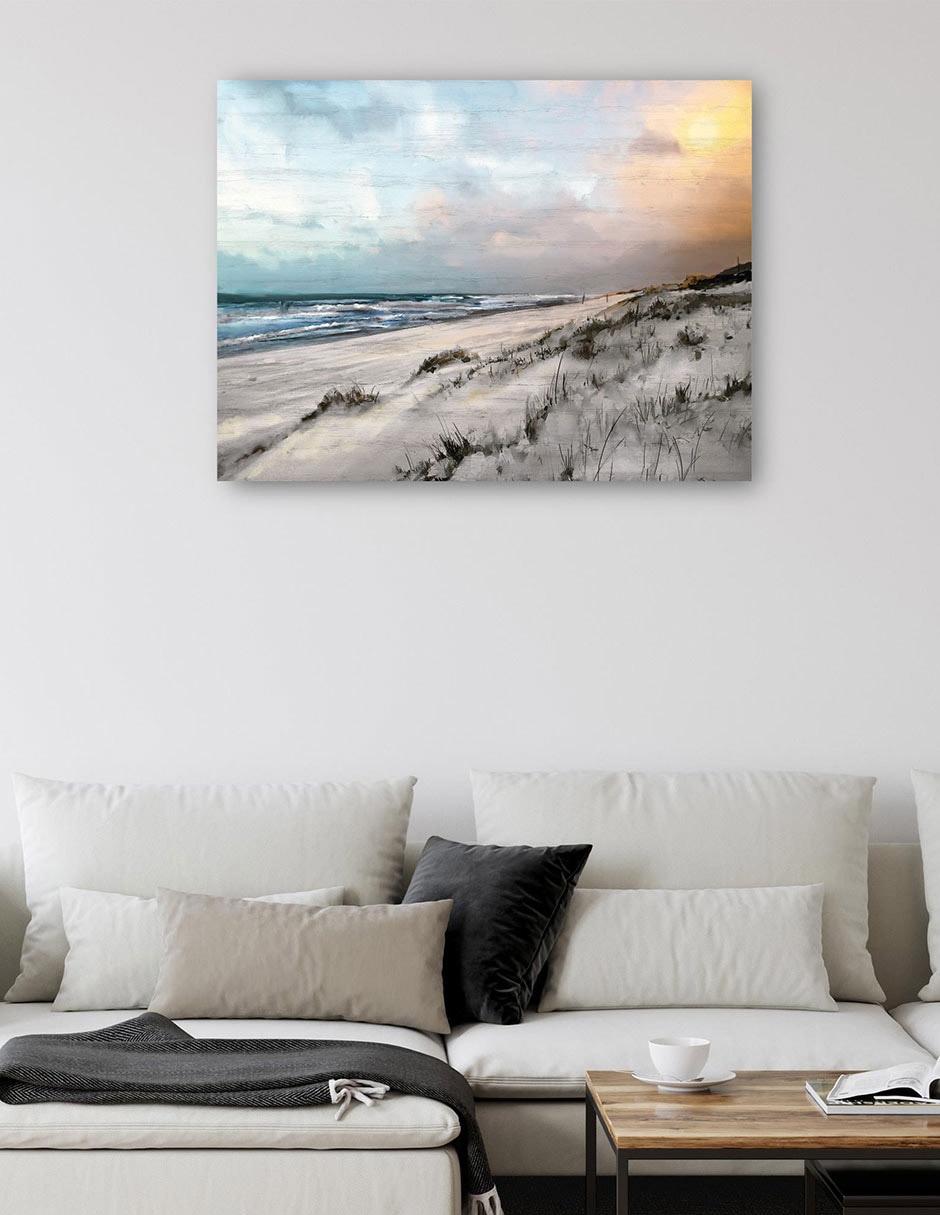 Cuadro decorativo Momento de tranquilidad técnica mixta Playas 2