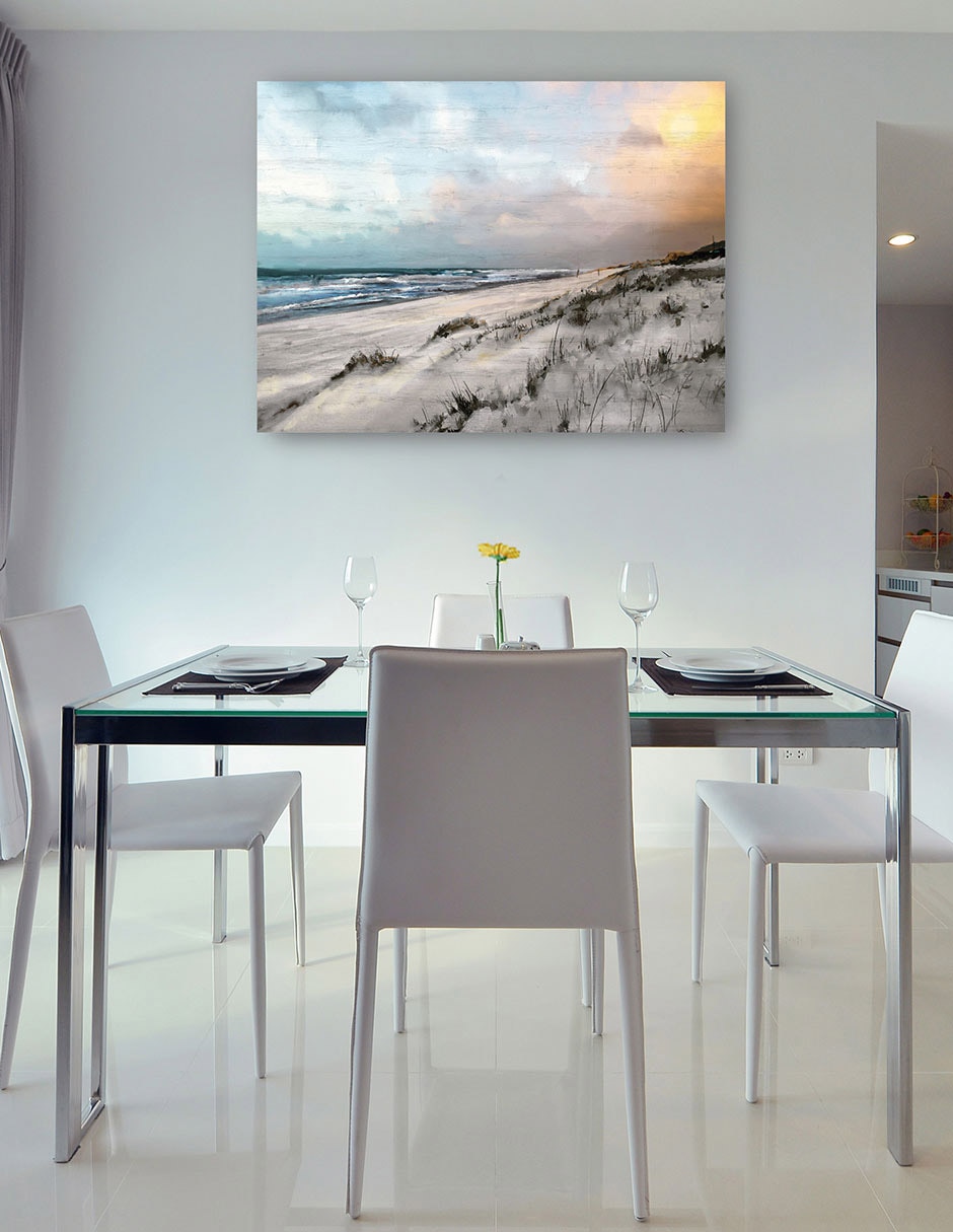 Cuadro decorativo Momento de tranquilidad técnica mixta Playas 8