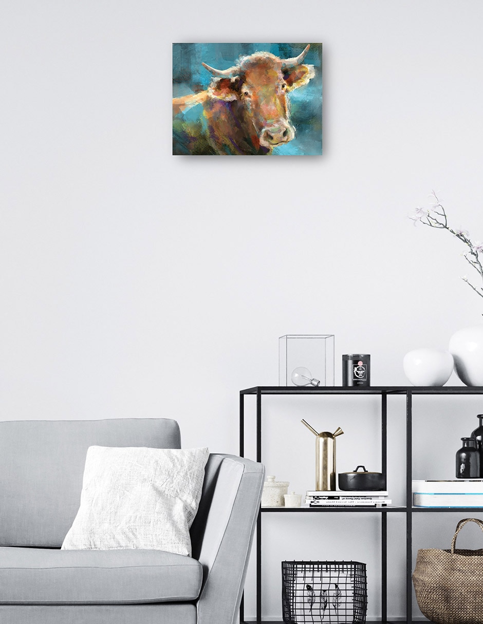 Cuadro decorativo Marvin técnica mixta Animales domésticos 7