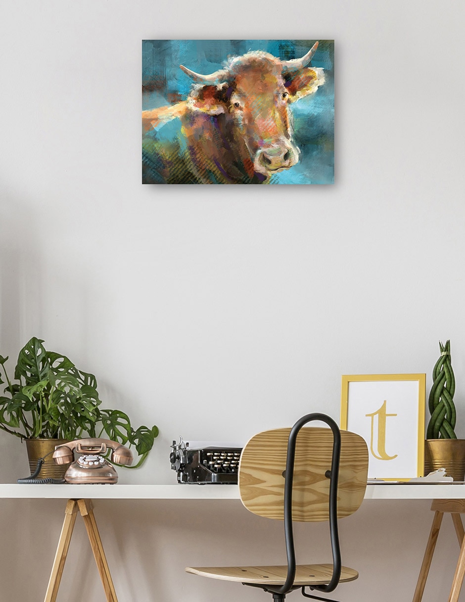 Cuadro decorativo Marvin técnica mixta Animales domésticos 5
