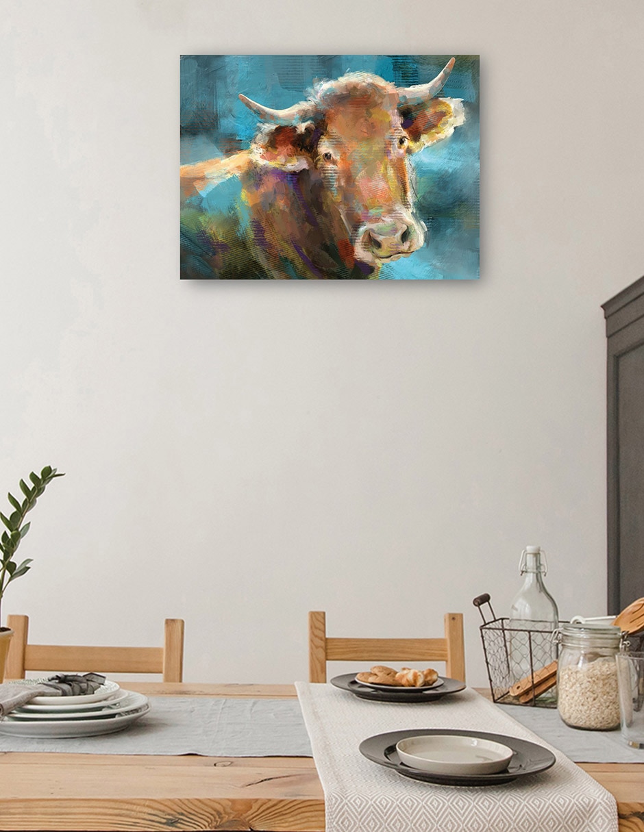 Cuadro decorativo Marvin técnica mixta Animales domésticos 4