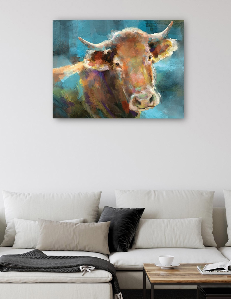Cuadro decorativo Marvin técnica mixta Animales domésticos 2