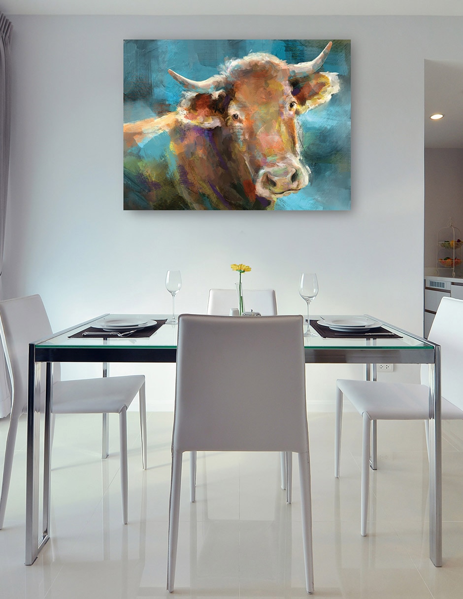 Cuadro decorativo Marvin técnica mixta Animales domésticos 8