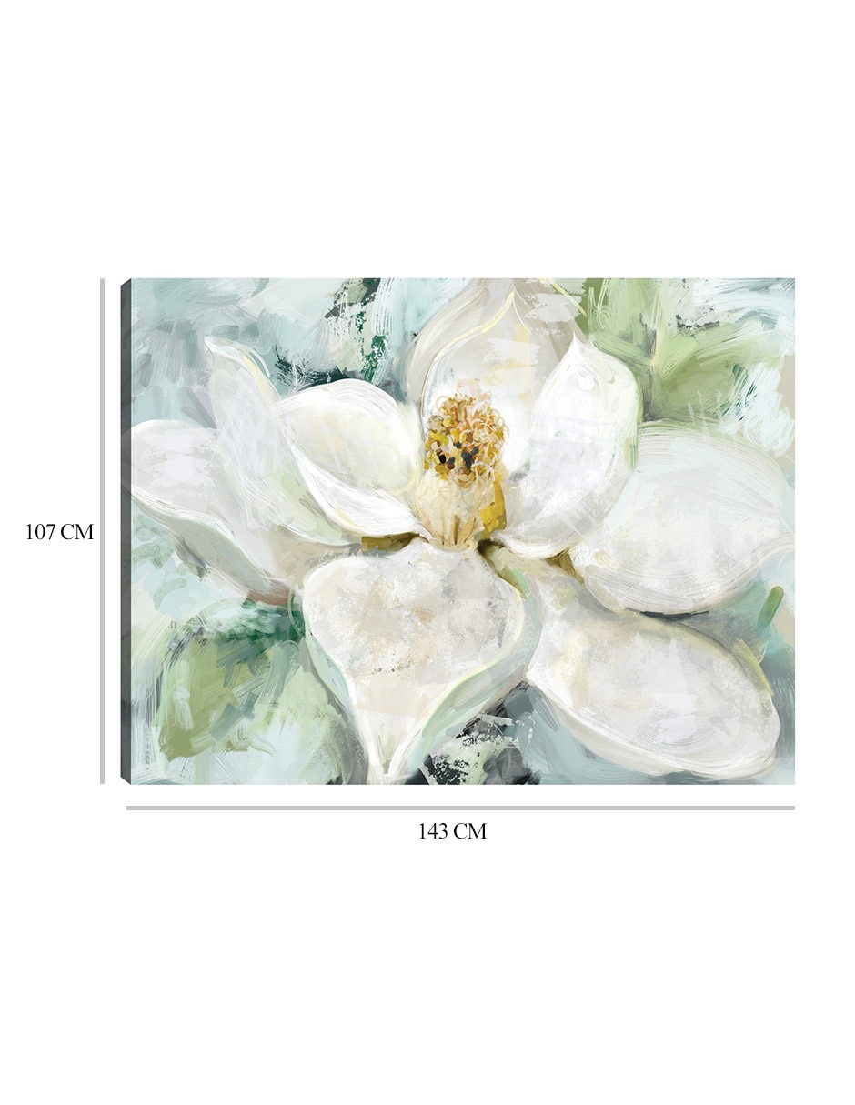Cuadro decorativo Magnolia de la mañana técnica mixta Floración 9