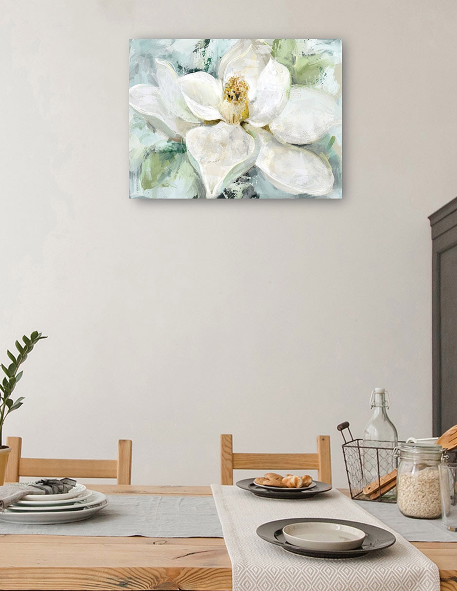 Cuadro decorativo Magnolia de la mañana técnica mixta Floración 8