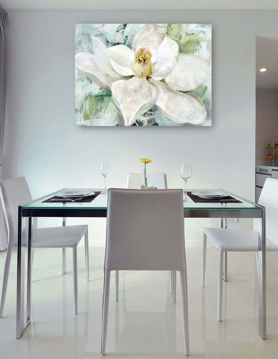 Cuadro decorativo Magnolia de la mañana técnica mixta Floración 6