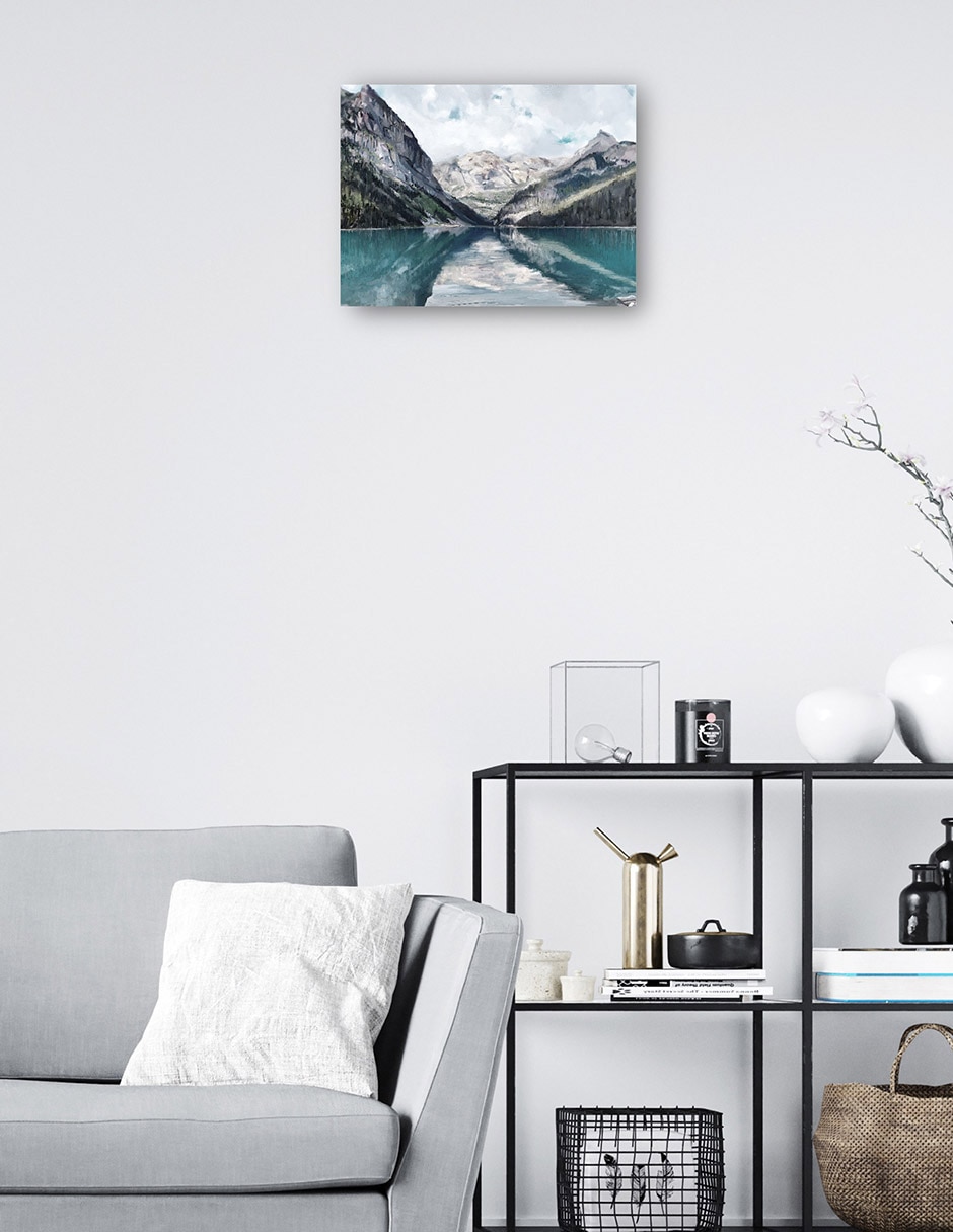 Cuadro decorativo Luz de alcance reflectante técnica mixta Lagos 7