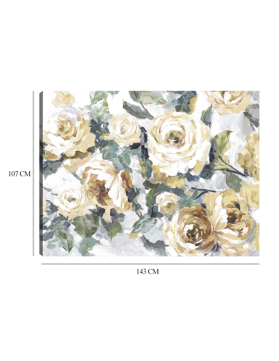 Cuadro decorativo La Vie Gold Light Crop mixta 9