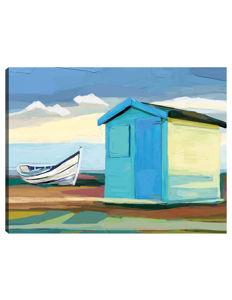 Cuadro decorativo La buena vida técnica mixta Playas