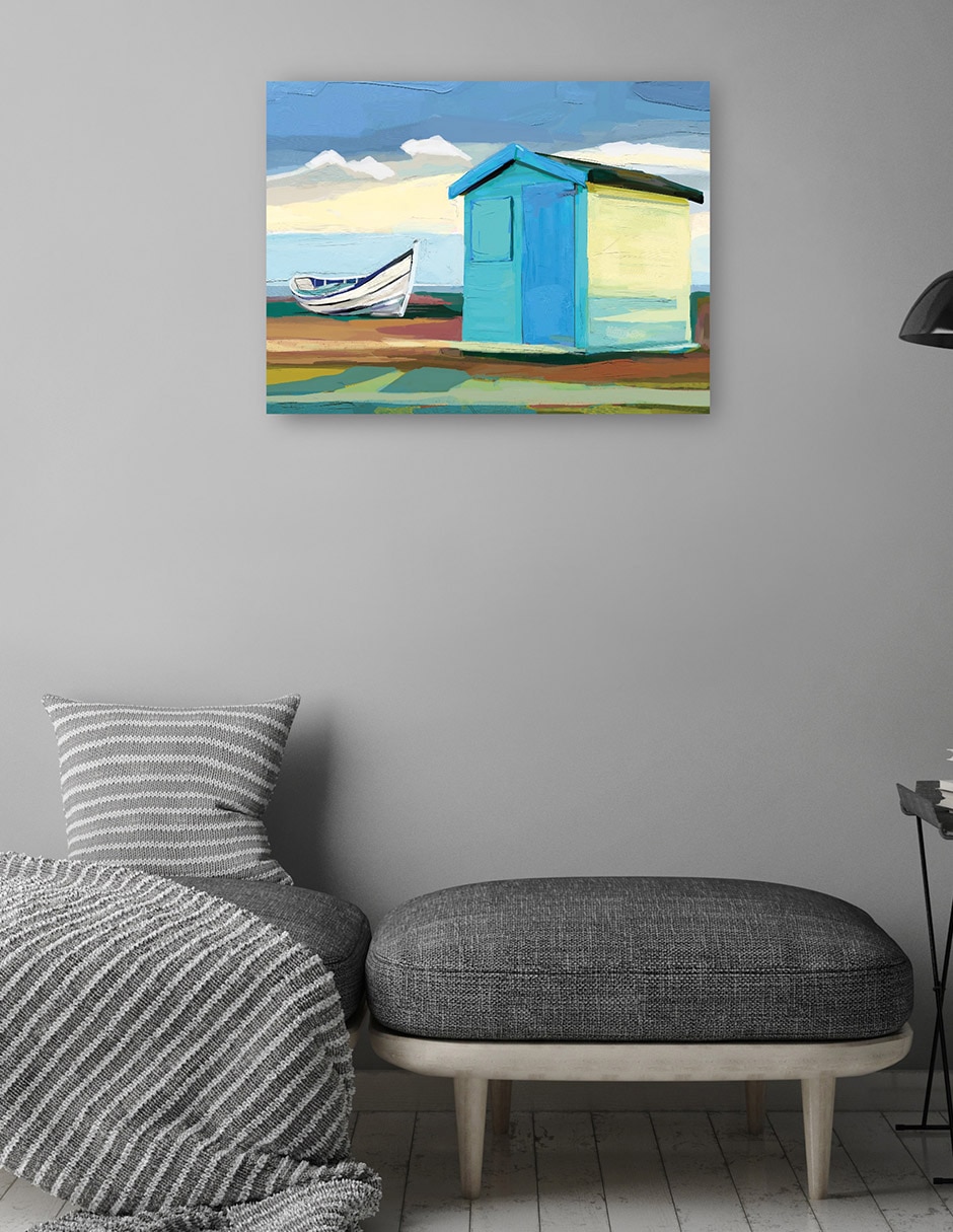 Cuadro decorativo La buena vida técnica mixta Playas 4