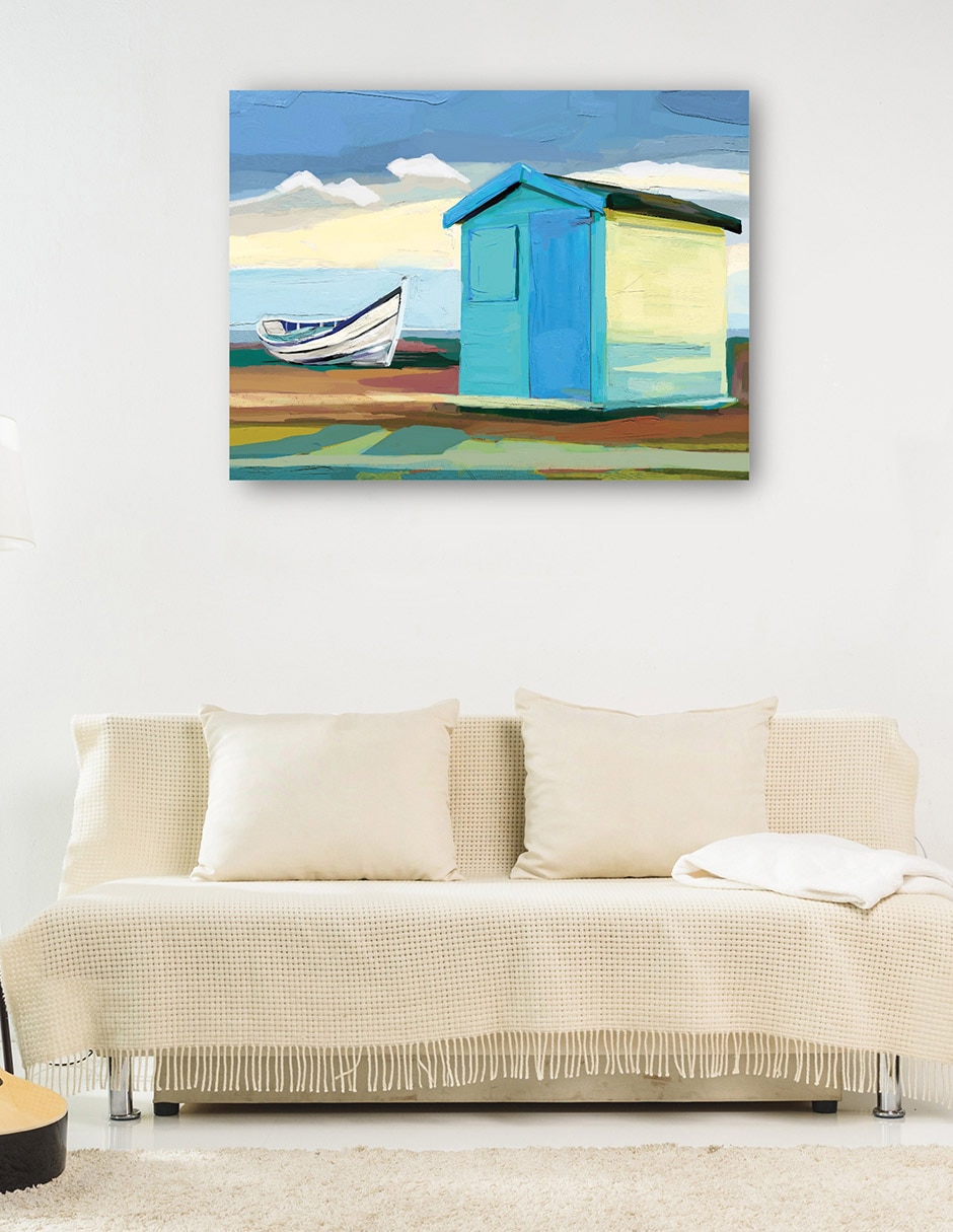 Cuadro decorativo La buena vida técnica mixta Playas 8