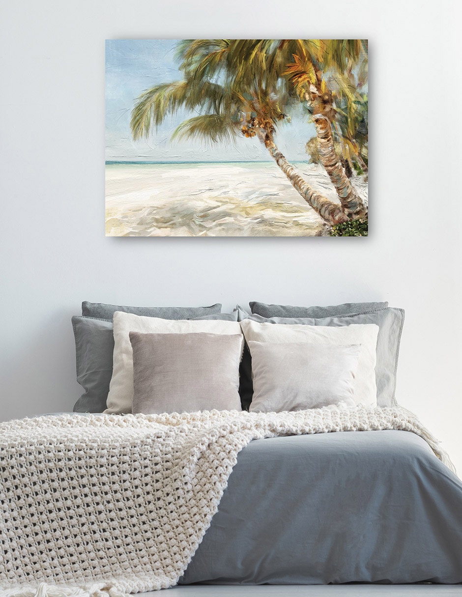 Cuadro decorativo Isla bonita técnica mixta Playas 2