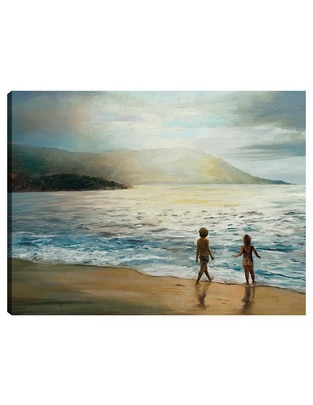 Cuadro decorativo Hora mágica técnica mixta Playas Cuadro decorativo Hora mágica técnica mixta Playas