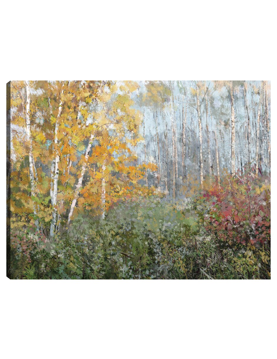 Cuadro decorativo Rueda de color técnica mixta Bosques Cuadro decorativo Rueda de color técnica mixta Bosques